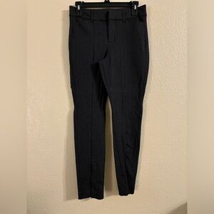 Dark Gray Pixie Skinny Split Hem Pant